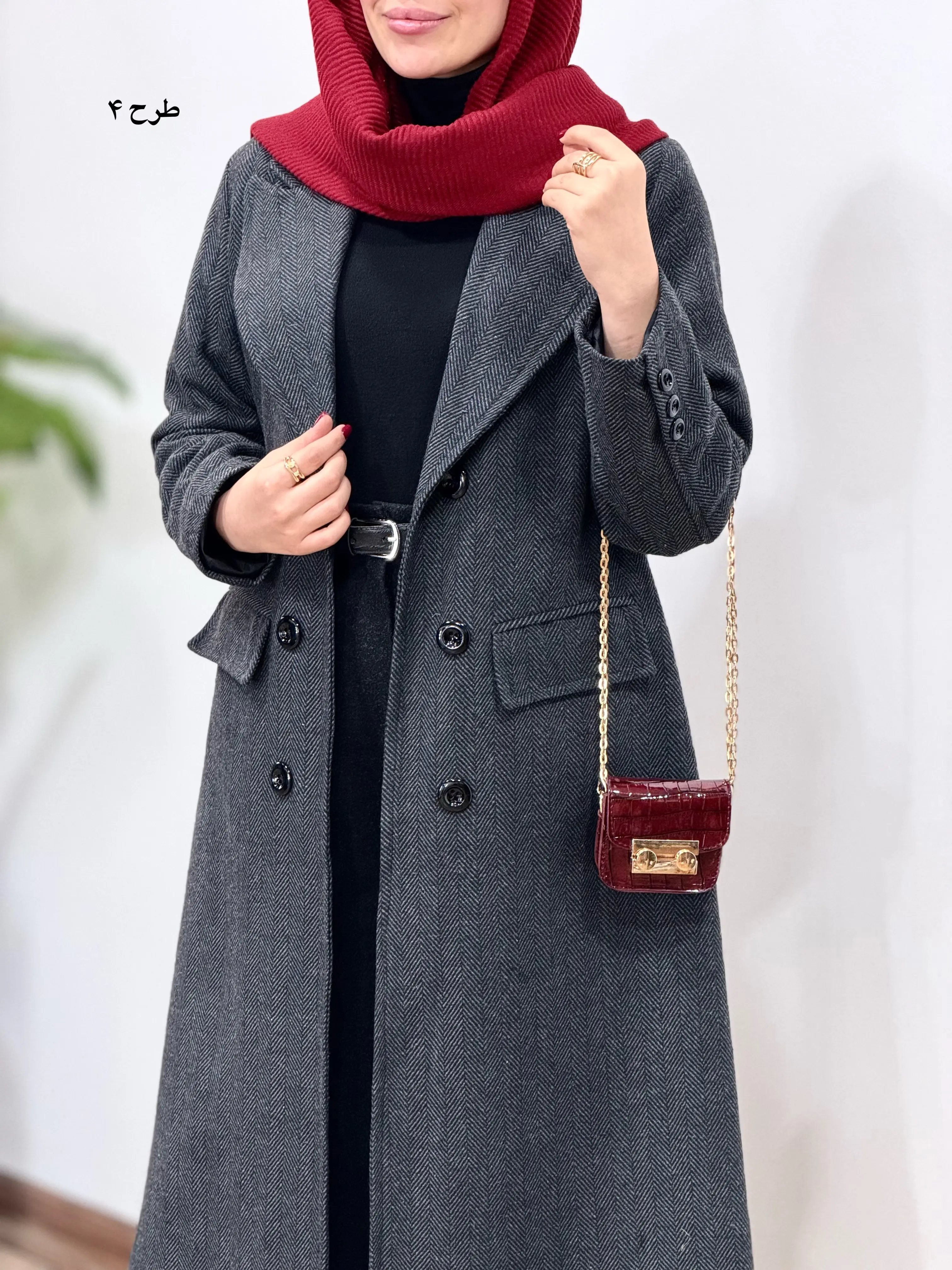 پالتو پشمی آستردار آیسو ناردین